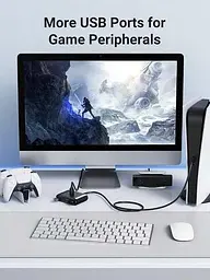Хаб розгалужувач Ugreen CR113 Usb 3.0 Hub 1m на 4 порти UGR-20291 - мініатюра 4