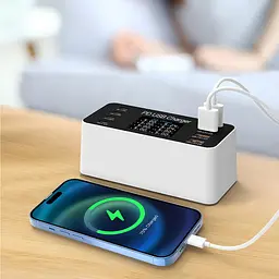 Мультизарядний пристрій Addap 8 портів USB Type-C A9 65 W PD (WLX-A9) - мініатюра 7