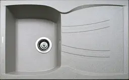 Кухонна мийка Adamant NEW LINE terra 780x495x235 мм, з крилом 78 см