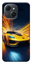 Чохол Demsky Yellow Porsche для Tecno Spark 40C