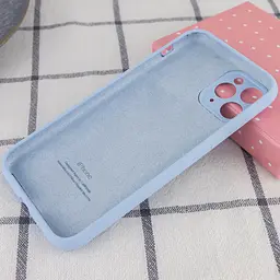 Чохол Silicone Case Full Camera Protective AA для Apple iPhone 14 Pro 6.1" Блакитний / Lilac Blue - мініатюра 2