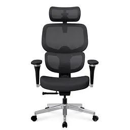 Крісло Mealux D2 Air Fabric Black (арт. HF-D2 F/B) - мініатюра 3
