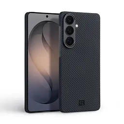 Чехол ArmorStandart BlackIcon Aramid Twill MagCase для Samsung S26 Plus Black (ARM90146) - мініатюра 2