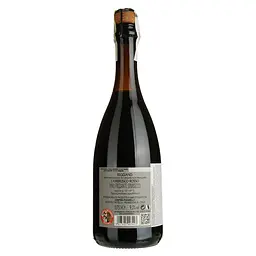 Вино ігристе Puianello Contrada Borgoleto Lambrusco Reggiano DOC червоне напівсолодке 0.75 л - мініатюра 2