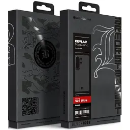 Чохол до мобільного телефона Armorstandart BlackIcon Aramid Twill MagCase Samsung S26 Ultra Black (ARM90147) - мініатюра 10