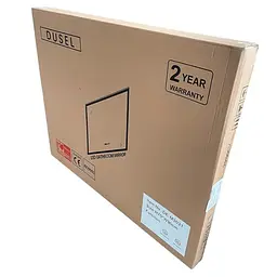 Дзеркало Dusel Led DE-M0065D Black 90x70 см сенсорне включення + підігрів, Чорний - мініатюра 5