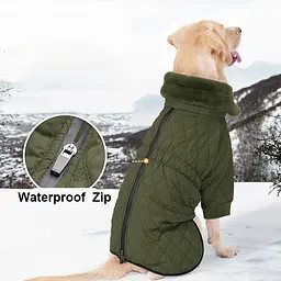 Теплий зимовий одяг для собак Wan Talk Winter Warm High Collar Dog Bordo Clothes з високим коміром, S - мініатюра 3