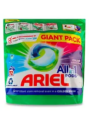Капсулы для стирки Ariel All in 1 Pods Color Clean&Fresh 72 шт