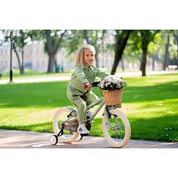 Дитячий велосипед Miqilong RM 12" оливковий (ATW-RM12-OLIVE) - мініатюра 7