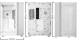 Корпус Be quiet! LIGHT BASE 900 FX BTF White (BGW72) Без БП - мініатюра 2