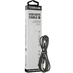 USB кабель Gelius Ultra X-Data GU-UC01i Apple Black Lightning - мініатюра 2