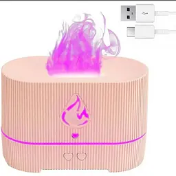 Зволожувач повітря з камінням Aroma Diffuser UV-2 FT-1923 Рожевий - мініатюра 3