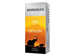 Чай пакетований чорний Мономах 25 пакетиків Ceylon 2 г