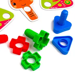 Гра-конструктор "Fisher-Price. Maxi болтики" Vladi Toys VT2905-23 Укр - мініатюра 4