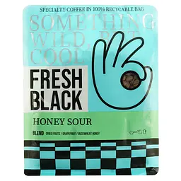 Кава в зернах Fresh Black Honey Sour 200 г  - мініатюра 2