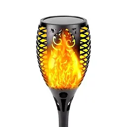 Набір з 2 сонячних LED ламп-фонарів XXL Flami SuperLED з ефектом полум'я