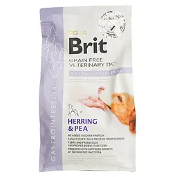 Сухий корм для будь-якого віку собак Brit VetDiets Grain Free Gastrointestinal при порушеннях травлення з оселедцем, лососем та горохом 2 кг - мініатюра 2