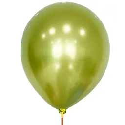 Кулька повітряна латексна 30 см (50) металік фруктовий зелений, IDEA7-DL-030