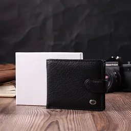 Чоловічий шкіряний гаманець ST Leather 11,5х9,5х2 см acs0028298 - мініатюра 9