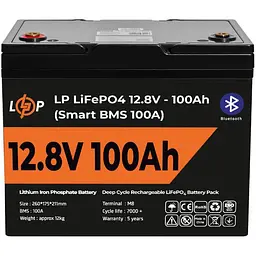 Джерело безперебійного живлення [ДБЖ] LogicPower B1000 + LiFePO4 батарея 12.8V - 100Ah Smart BMS BT [20481] [110282] - мініатюра 6