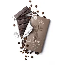 Шоколад чорний Cafe-Tasse з кенійською кавою 60% 85 г (766982) - мініатюра 4