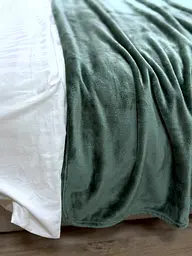 Плед Ecotton 150х220 см Well Soft пудровий зелений (17-0112 Matte green) (24919) - мініатюра 6