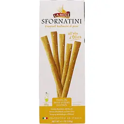 Грісіні La More Sfornatini Olio di Oliva with olive oil з оливковою олією 120 г