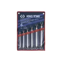 Набір накидних ключів KING TONY з кутом 45° 10-26 мм 6 шт 1606MR