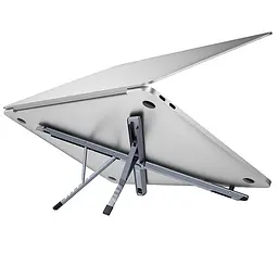 Підставка для ноутбука HOCO HD9 Action metal folding notebook holder сіра - мініатюра 2