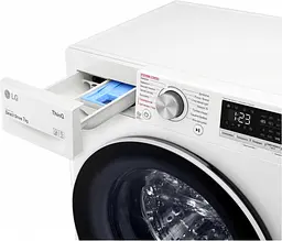 Пральна машина LG з фронтальним завантаженням F2V5HS0W, 7кг, 1200, A+++-20%, Пар, глибина 45см, Дисплей, Інвертор, Білий (F2V5HS0W) - мініатюра 14