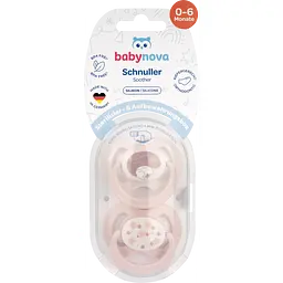 Пустушка плоска Baby-Nova з малюнком і кільцем силікон 2 шт. (3962313) - мініатюра 4