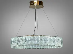Підвісна люстра Diasha 585/600G золото кришталь 68 Вт LED - мініатюра 4