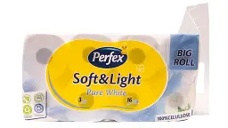 Туалетний папір Perfex Pure white 16 шт