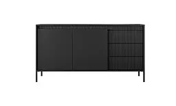 Комод Perfect Home Сенсо / Senso 2-дверний з 3 шухлядами 2D3S/153 Чорний (PFH-091135)