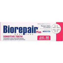 Зубна паста Biorepair Plus Професійне позбавлення чутливості, 75 мл - мініатюра 4