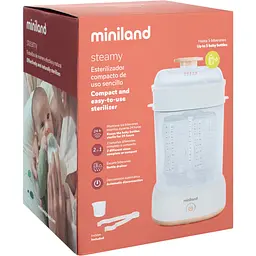Стерилізатор на 5 пляшечок Miniland Mini Steamy (89687) - мініатюра 3