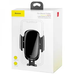 Автотримач Baseus Future Gravity Car Mount Black (SUYL-WL01) [34772] - мініатюра 6