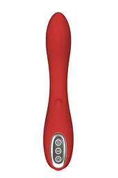 Вібратор силіконовий Dream Toys Red Revolution Eva з рухомою кулькою 2 мотори 7 режимів IPX7 водонепроникний - мініатюра 5