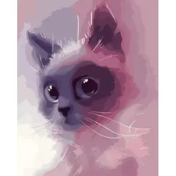 Картина за номерами на підрамнику Brushme Кошеня