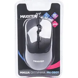 Комп'ютерна мишка Maxxter (Mc-3B01) USB Black (Mc-3B01) - мініатюра 3