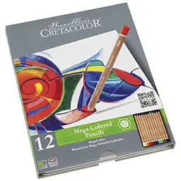 Набір кольорових олівців MegaColor 12 шт Cretacolor - мініатюра 2
