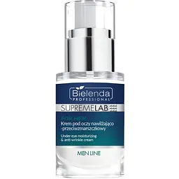 Зволожуючий крем під очі Bielenda Supremelab Men Line проти зморшок 15 мл - мініатюра 2