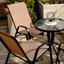 Комплект садових меблів 4Points Lido-4 з круглим столом ⌀70см - мініатюра 4