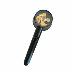 Лійка для душу Pressurized Shower Black, чорна, з турбовентилятором і шлангом 145 см - мініатюра 7