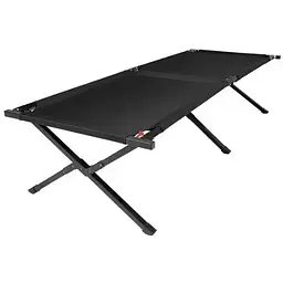 Ліжко розкладне туристичне EX 188 x 75 x 42 см 600D oxford black
