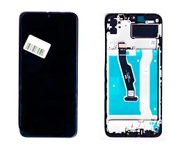 Дисплей Huawei Y6P 2020/ Honor 9A чорний + рамка