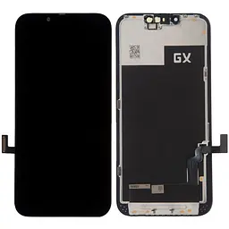 Дисплей iPhone 13 чорний, OLED, OEM Hard, GX