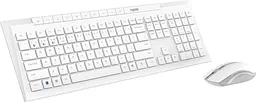 Комплект (клавіатура + миша) Rapoo 8210M White [78988] - мініатюра 2