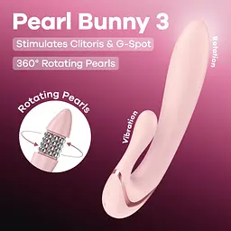 Вибратор-кролик Satisfyer Pearl Bunny 3 - миниатюра 2