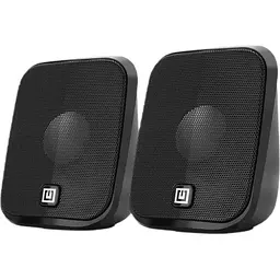 Колонки 2.0 S-25 Black, 2 x 3 Вт, USB, mini-jack 3.5 мм (EL121100022) REAL-EL teh0029026